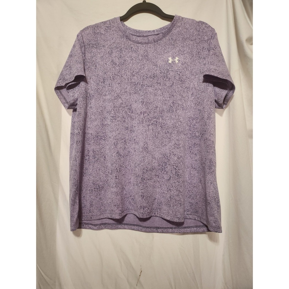 Under Armour Loose Coupe Lache Suelto Size XL, Purple T-shirt, Ladies